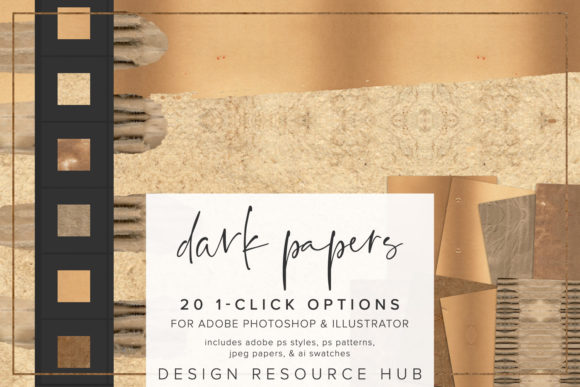 Dark Papers Photoshop Styles: A Quick Guide