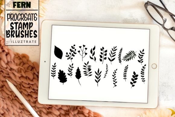 Mastering Nature with the Fern Procreate Stamp Brush Set Foliage