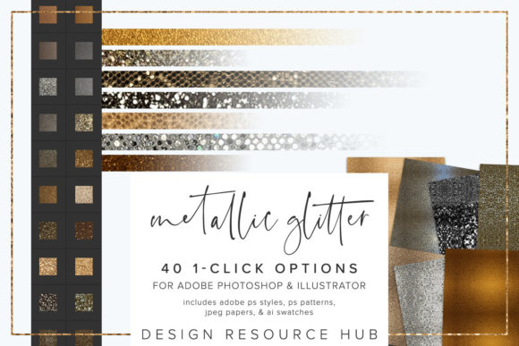 Metallic Glitter Photoshop Styles: A Designer's Guide