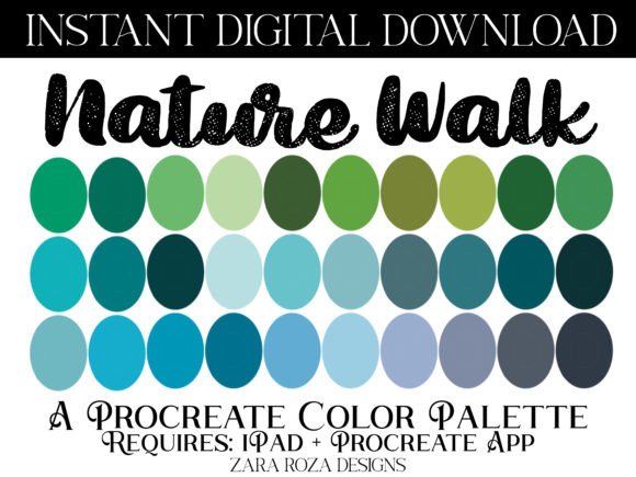 Nature Walk Procreate Color Palette: A Practical Review