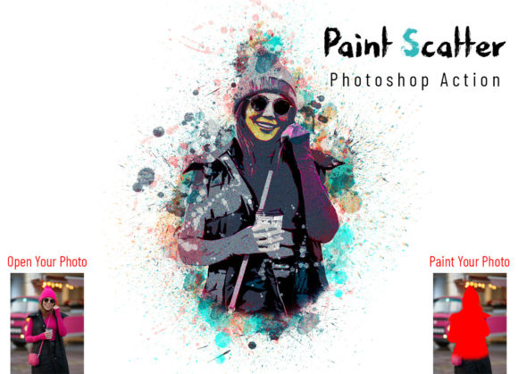 Paint Scatter Photoshop Action: A Strategic Tool for Visual Impact