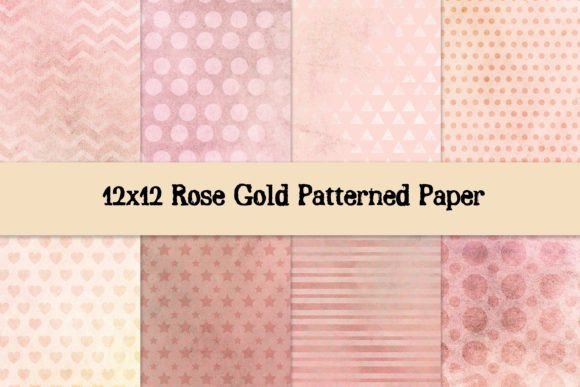 Rose Gold Patterened Background Digital: Elevating Your Creative Projects