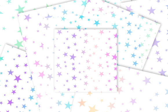 Soft Pastel Star Backgrounds: Elevating Digital and Physical Design Projects