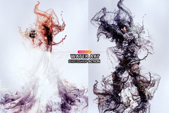 Transform Photos with Water Art Photoshop Action