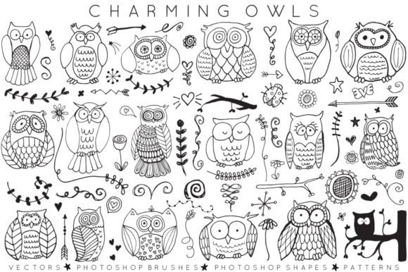 Unlocking Creativity with Charming Owls: The Ultimate Digital Asset Pack for Designers