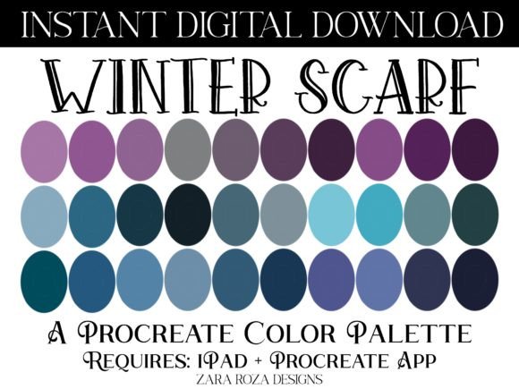 Winter Scarf Procreate Color Palette: A Practical Evaluation